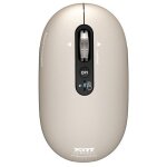 Souris sans fil - port designs - 910500 pure - bluetooth - rechargeable - beige clair