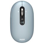 Souris sans fil - port designs - 910500 pure - bluetooth - rechargeable - bleu sombre