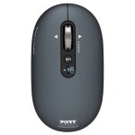 Souris sans fil - port designs - 910501 pure - bluetooth - rechargeable - gris anthracite