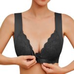 Soutien gorge ouvert devant sans armature soutiens - gorge de sport femme sports bra fermeture devant ...