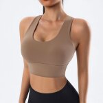 Soutien - gorge de sport femme sans armatures dos crois�es brassi�re avec amovible coussinet pour fitness ...