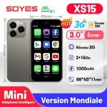 Soyes xs15 mini téléphone intelligent android8. 1 3. 0 pouces affichage 2gb ram 16gb rom double sim veille ... Soyes xs15 mini téléphone intelligent android8. 1 3. 0 pouces affichage 2gb ram 16gb rom double sim veille ...