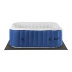 Spa gonflable 6 places 900 litres 130 buses coloris bleu fonce / blanc
