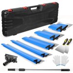 Spatule enduit lissage set comprenant 5 grattoirs de surface (150 mm demi - lune 250 mm 400 mm 600 mm ...