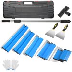 Spatule enduit lissage set comprenant 5 grattoirs de surface (190 mm demi - lune 250 mm 400 mm 600 mm ...
