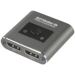 Speaka professional sp - bds - 250 2 ports commutateur r�seau displayport uhd 8k @ 60 hz uhd 4k @ 120 ...