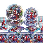 Spiderman enfant anniversaire decoration vaisselle 81pcs spidey and his amazing frients vaisselle de ... Spiderman enfant anniversaire decoration vaisselle 81pcs spidey and his amazing frients vaisselle de ...