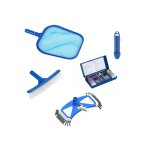 Spido - kit d?entretien piscine - �puisette de surface - t�te d?aspiration - kit d?analyse chlore / ph ...