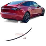 Spoiler becquet de coffre noir brillant pour tesla modele 3 de 2017 a 10 / 2023 Spoiler becquet de coffre noir brillant pour tesla modele 3 de 2017 a 10 / 2023