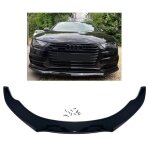 Spoiler pare - chocs avant noir brillant pour audi s7 et a7 s - line c7 phase 2 10 / 2014  2018