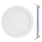 Spot encastrable led 24w rond extra - plat blanc chaud 3000k