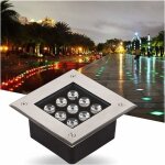 Spot encastrable led carr� ext�rieur pour �clairage de sol ext�rieur ip67 �tanche projecteur led de jardin ...