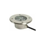 Spot encastrable led - pzcc - 3w - acier inoxydable - ip68 - ext�rieur jardin terrasse