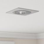 Spots encastr�s - carr� gu10 - argent - 24 pcs - �clairage led int�rieur
