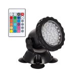 Spot led aquarium 3. 5w submersible ip67 avec t�l�commande 3. 5 w