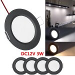 Spot led encastrable 12v plafonnier encastr� rv boat super slim panneau lumineux pour camper salon lot ...