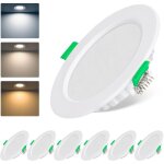 Spot led encastrable dimmableextra plat - 25mm 7w 700lm led spot etanche salle de bain ip44 lot de 6 Spot led encastrable dimmableextra plat - 25mm 7w 700lm led spot etanche salle de bain ip44 lot de 6