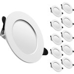 Spot led encastrable extra plat encastr� lampe plafonnier plat rondpour salle de salon cuisine lot de ...