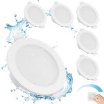 Spot led encastrable salle de bain ip65 6 x 5w spot led dimmable 4000k blanc neutre 400lm spot encastr ...
