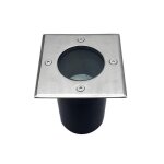 Spot led ext�rieur - silumen - encastrable carr� - �tanche ip65 - compatible gu10 - design contemporain ...