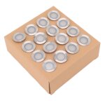 Spots led terrasse - kit 16 - 10w - blanc chaud - ip67 - acier inoxydable