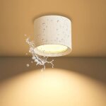 Spot en saillie ip44 - plafonnier salle de bain - 84 * 65mm spot led en saillie plafond 230v impermable ...