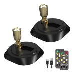 Spot sans fil piles �clairage plantes int�rieur led affichage accentuation variable t�l�commande