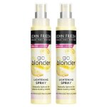 Spray Éclaircissant go blonder john frieda cheveux plus sains 100 ml lot de 2 Spray Éclaircissant go blonder john frieda cheveux plus sains 100 ml lot de 2