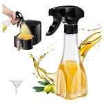 Spray huilier cuisine 240 ml vaporisateur huile dolive avec gicleur dhuile rglable - pulverisateur dhuile ...