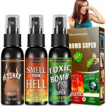 Spray puant 3 pcs boule puante fart spray qui pue farce et attrape adulte objet prank odeur para halloween ...
