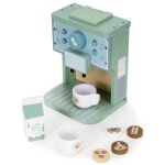 Jouet barista - springos - machine � caf� en bois - 8 �l�ments - 3 ans et plus - multicolore