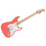 Squier by fender sonic stratocaster hss tahitian coral guitare forme