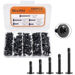 Sr42k 410 vis autoforeuse m4. 2mm inox - tte ronde cruciforme - pour bois / tle / plastique - polyvalentes ...