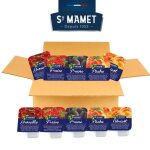 St mamet 60 barquettes de confiture assortie fraise pche abricot prune groseille dose individuelle de ...