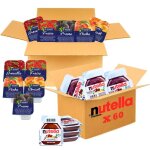 St mamet / nutella assortiment de 120 barquettes de pte  tartiner confitures et gele portions individuelles ...