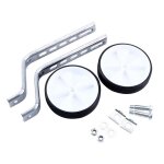Stabilisateurs petites roues pour vlo denfants 12 - 20 rglables paire roulettes stabilisateurs de vlo(blanc ...