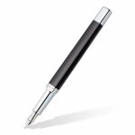 Staedtler stylo - plume m�tal ergonomique 474 f09 - 3 st plume fine rechargeable cartouches incluses