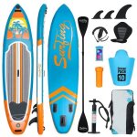 Stand up paddle gonflable - 335x84x15cm - planche gonflable avec siege - sup board - jusqu� 150 kg - ...