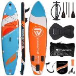 Stand up paddle gonflable - orange - 320 * 80 * 15cm - jusqu 160 kg - accessoires complets - sup
