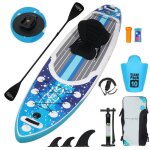 Stand up paddle gonflable planche gonflable avec siege - 335x84x15cm - puluomis - sports nautiques - ...