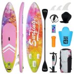 Stand up paddle gonflable planche gonflable avec siege - 335x84x15cm - puluomis - sports nautiques - ...