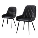 Stanew chaise de salle à manger lot de 2 chaise rembourrée moderne fauteuil salon avec pieds en métal ... Stanew chaise de salle à manger lot de 2 chaise rembourrée moderne fauteuil salon avec pieds en métal ...