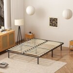 Stanew sommier 140x200cm - hauteur de 29 cm - sommier  lattes avec 7 pieds pour adulte - 2x14 lattes ...