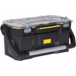 Bote  outils avec organisateur - stanley - 19 pouces - noir - plastique acier