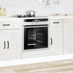 Star - meuble de cuisine bas / armoire  four kalmar - blanc brillant - bois dingnierie ll201