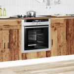 Star - meuble de cuisine bas / armoire  four porto - vieux bois - bois dingnierie ll199