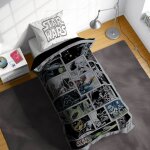 Star wars comic 100% coton ensemble housse de couette lit simple ? comprend une taie d?oreiller 50 x ...