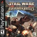 Jeu vido - lucasarts - star wars jedi power battle - playstation - aventure - action - standard