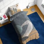 Star wars millennium falcon death star 100% coton ensemble housse de couette lit simple ? comprend une ...