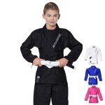 Starpro kimono gi enfant pour jiu - jitsu brésilien noir c1 Starpro kimono gi enfant pour jiu - jitsu brésilien noir c1